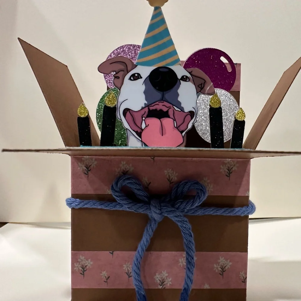 Custom Birthday  Pop-Up Card‎